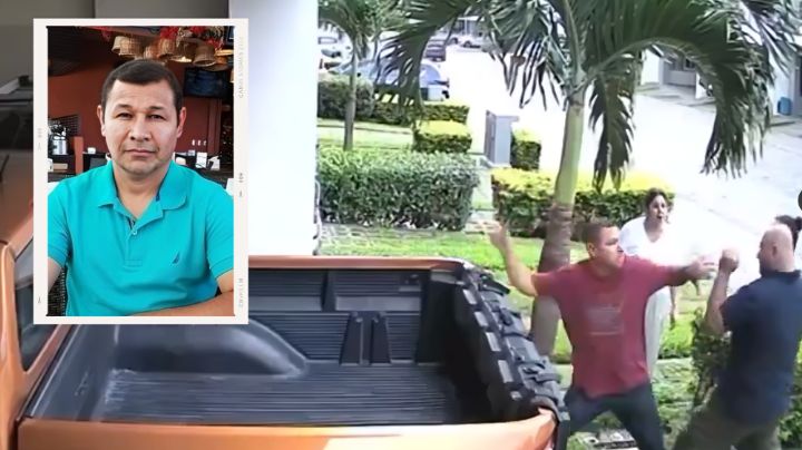 Revelan video de momento en que hombre mata a su vecino tras pelear por una llave de agua