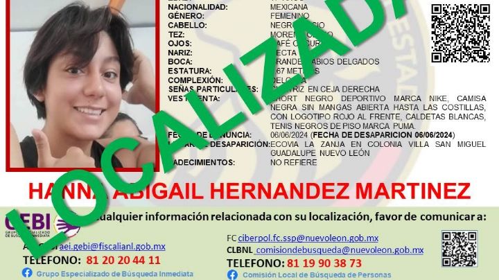 Localizan a Hanna, deportista regia que desapareció cuando iba a un entrenamiento