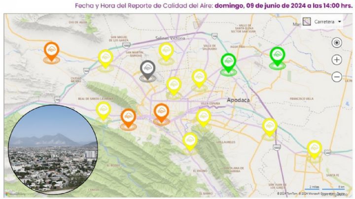 Mejora calidad del aire tras lluvias en Monterrey