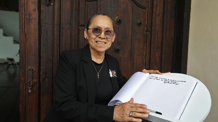 Martha Cornejo se convierte en la primera regia en visitar el museo La Milarca