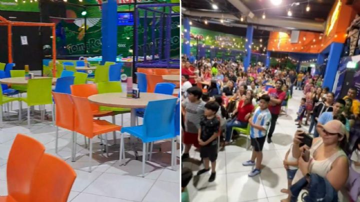 Video: Fiesta infantil pasa de estar vacía a tener 600 personas en Apodaca