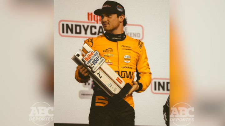 IndyCar: 'Pato' O'Ward termina segundo en Iwoa Speedway