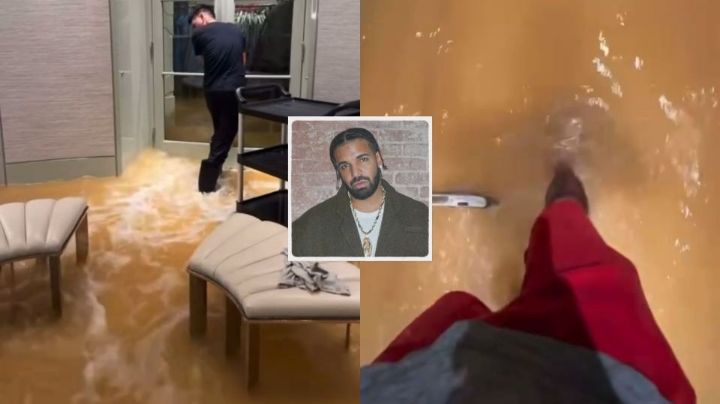 Video: Se inunda mansión de Drake tras lluvias torrenciales en Toronto