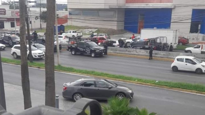 Video: Detienen a presuntos pistoleros en avenida Rómulo Garza, San Nicolás