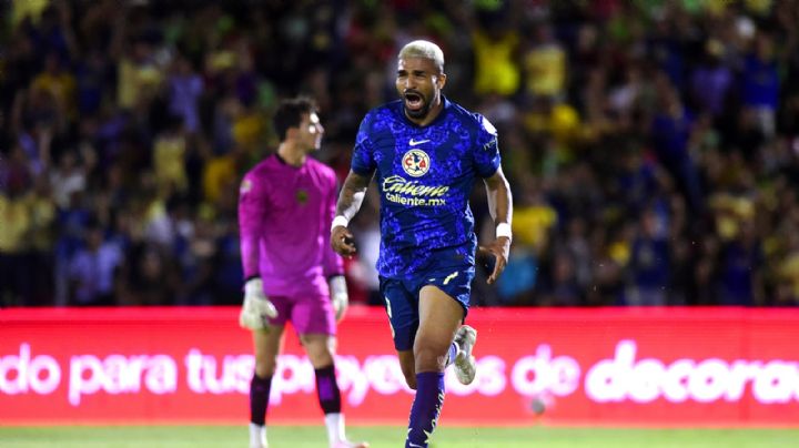 Rodrigo Aguirre tardó 10 minutos en anotar con América; tenía un año sin gol en Rayados