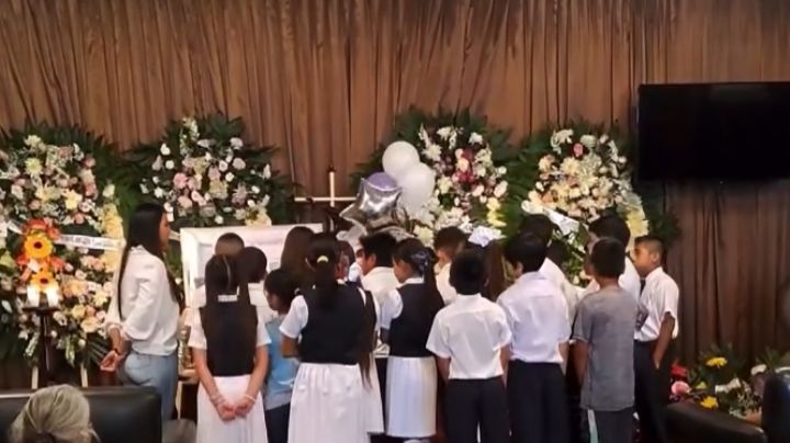Video: Compañeros despiden con canción a niña asesinada en Cerralvo