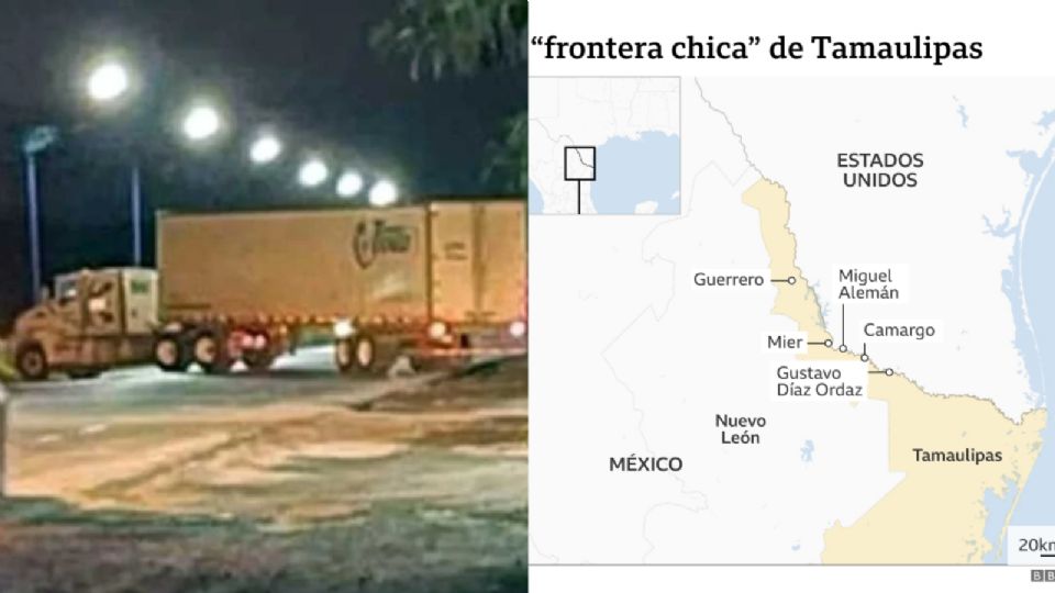 Presuntos criminales realizan bloqueos y saqueos en la Frontera Chica de Tamaulipas.