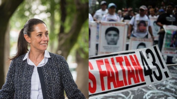 AMLO y padres de los 43 normalistas de Ayotzinapa acuerdan reunión con Claudia Sheinbaum