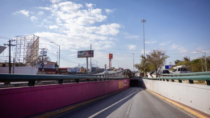 Terminan reparaciones y reabren paso deprimido de Eloy Cavazos y Las Américas