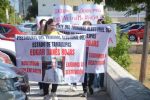 Protestan contra magistrado de Tamaulipas por acusaciones de violación