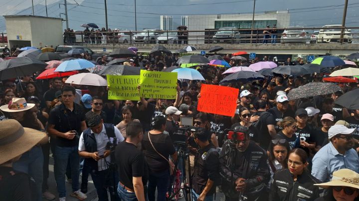 Protesta Nuevo León contra reforma al Poder Judicial