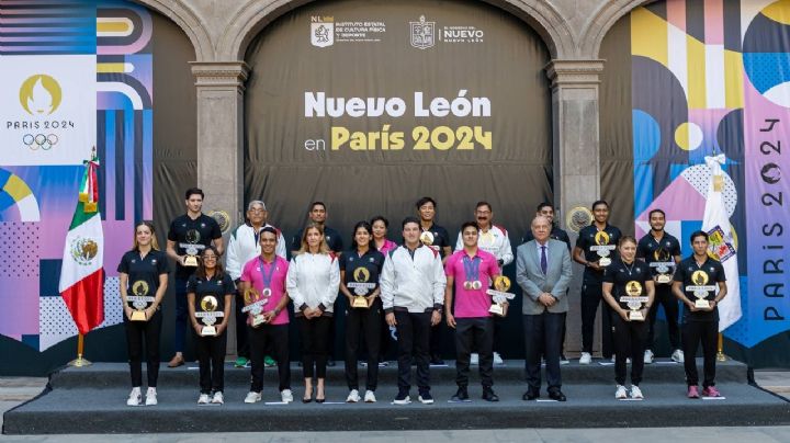 Samuel García reconoce a atletas olímpicos de Nuevo León