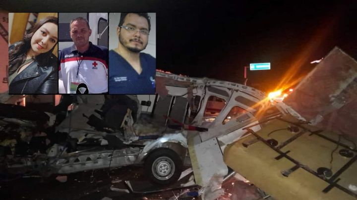 ¿Quiénes eran las personas que murieron en choque de ambulancia en Vallecillo, NL?