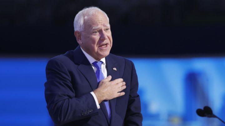 Tim Walz acepta candidatura a la vicepresidencia de EU por el Partido Demócrata