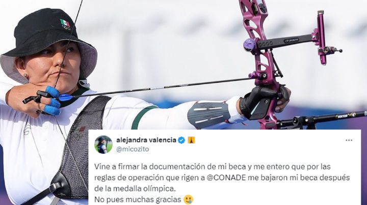 Alejandra Valencia reporta que Conade recortó su beca tras ganar bronce en París 2024