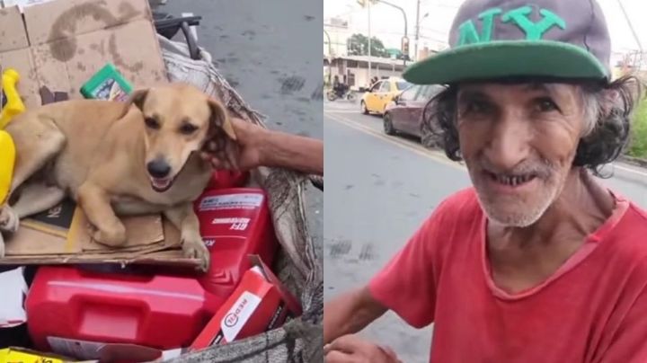 'No, porque me ama': Recolector de basura se rehúsa a vender a su perrita y conmueve