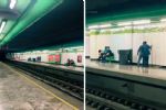 ¿Backrooms en Metrorrey? Captan a guardias ingresando a ‘puerta secreta’