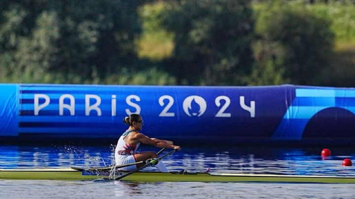 Kenia Lechuga termina cuarta en Final C de Remo individual en Paris 2024