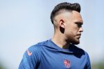 Rayados: Lucas Ocampos no entrenó con Sevilla por molestias en la rodilla