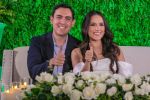 César Garza Arredondo celebra su boda civil en la plaza principal de Apodaca