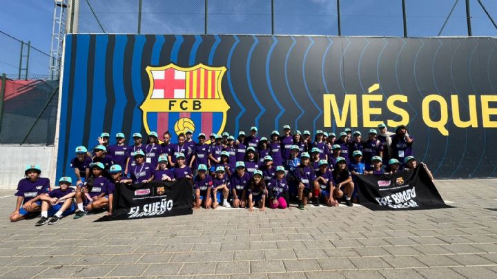 55 niñas cumplen sueño de entrenar junto a Aitana Bonmatí en Barcelona
