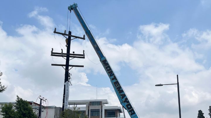 San Pedro retira último poste de Distrito Valle
