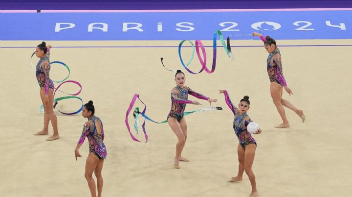 Equipo mexicano de gimnasia rítmica vive histórico debut en París 2024