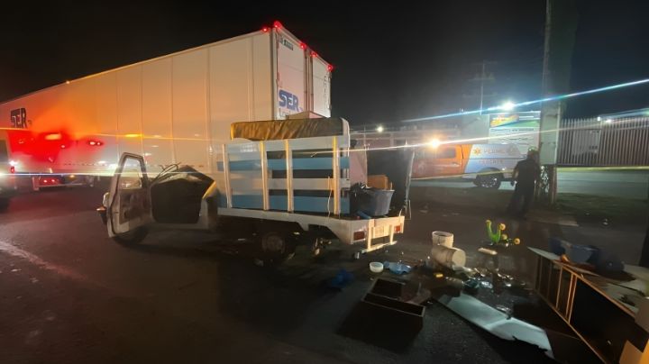 Muere joven durante mudanza en Escobedo; acompañante se impactó contra tráiler