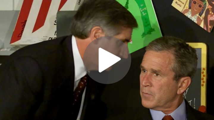 VIDEO: La reacción de George W. Bush al atentado del 9/11  en las Torres Gemelas