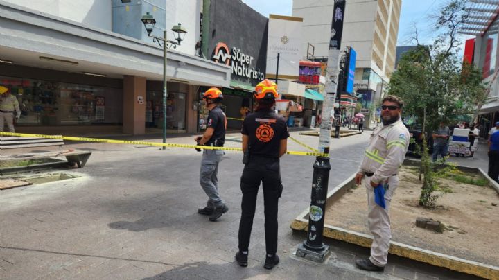 Explosión en Paseo Morelos en Monterrey, sorprende a paseantes