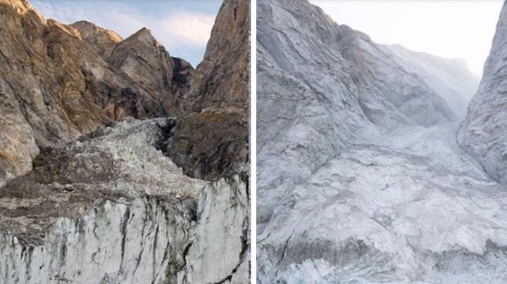  Avalancha de roca y hielo en un glaciar causa tsunami de 200 metros en Groenlandia 