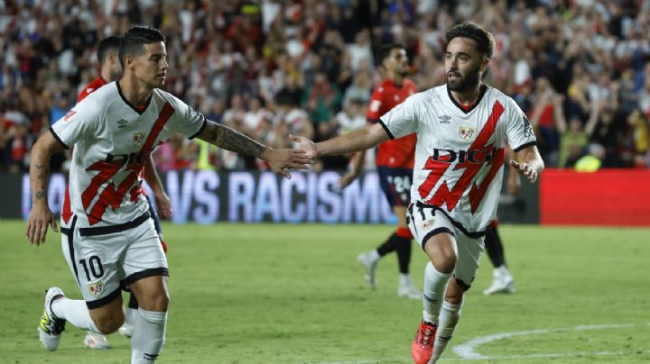 LaLiga: Rayo Vallecano remonta y vence a Osasuna en el debut de James Rodríguez