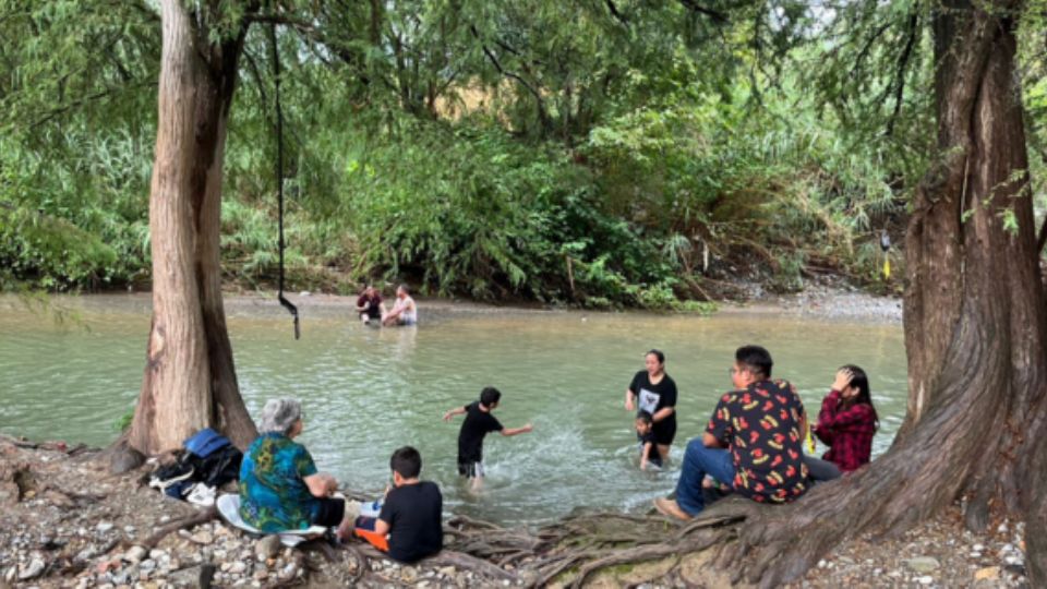 Río La Chueca en Santiago, Nuevo León.