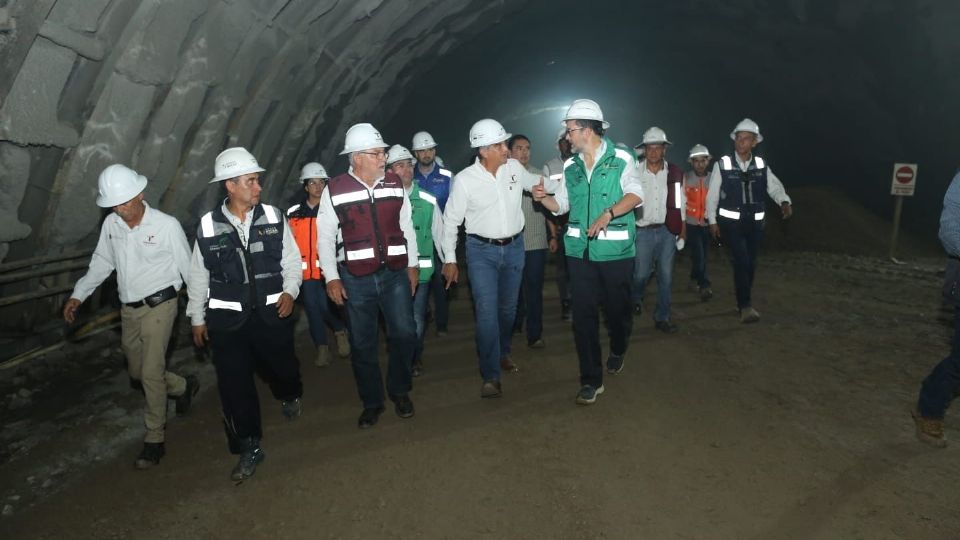 Recorrido del túnel de la autopista Mante-Ocampo-Tula.