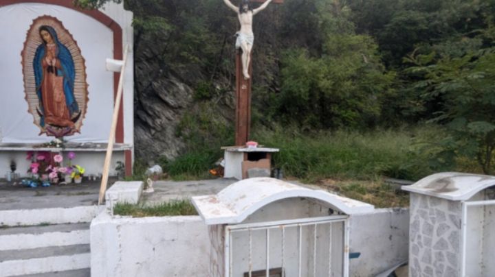 Destruyen Cristo de la avenida Morones Prieto; vecinos piden ayuda para repararlo