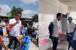 Leyendas de México y FIFA juegan retas con niños en Guadalupe
