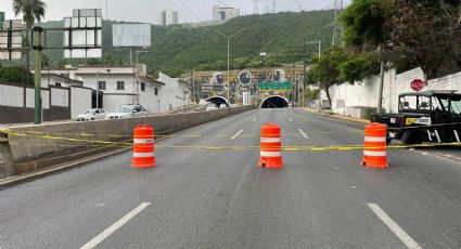 Continúa caos vial por cierre del túnel de la Loma Larga