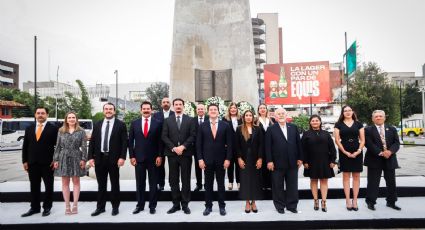 Conmemoran autoridades 428 aniversario de Monterrey