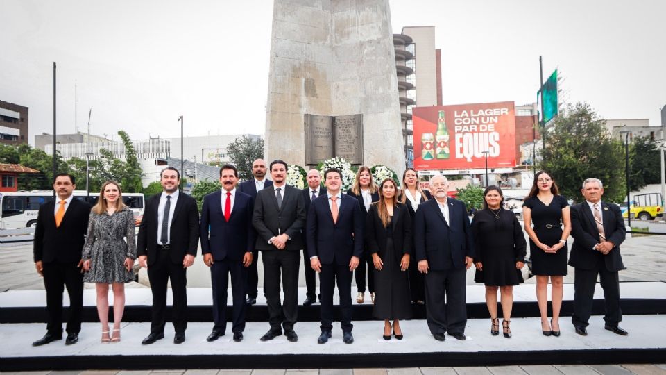 Conmemoran autoridades 428 aniversario de Monterrey.