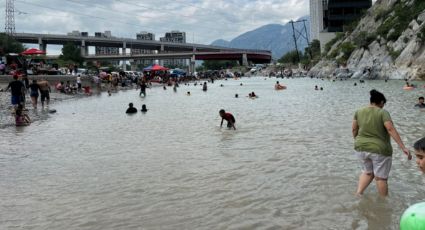 Tras tormenta Alberto, disfrutan del agua que revivió el río de 'La Huastequita'