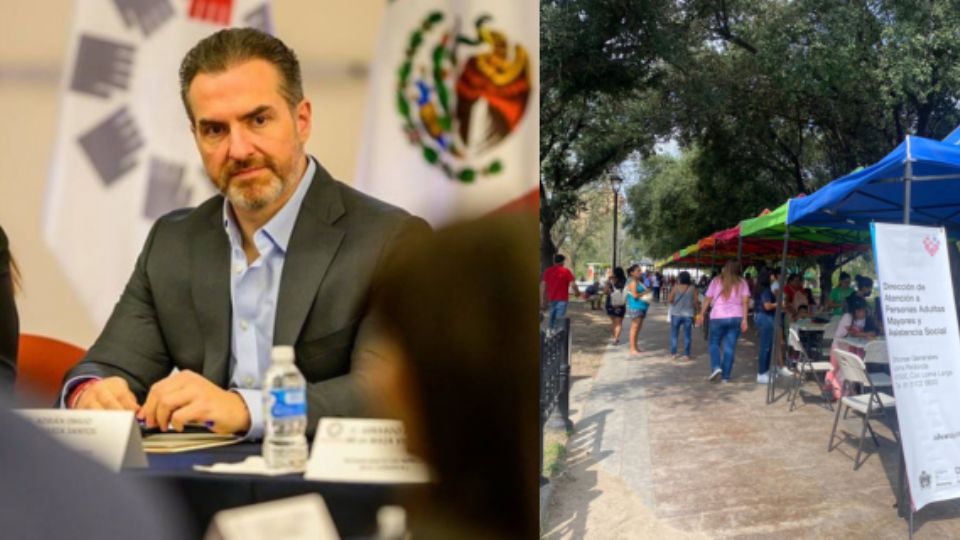 Adrián de la Garza y Alameda Mariano Escobedo en Monterrey.