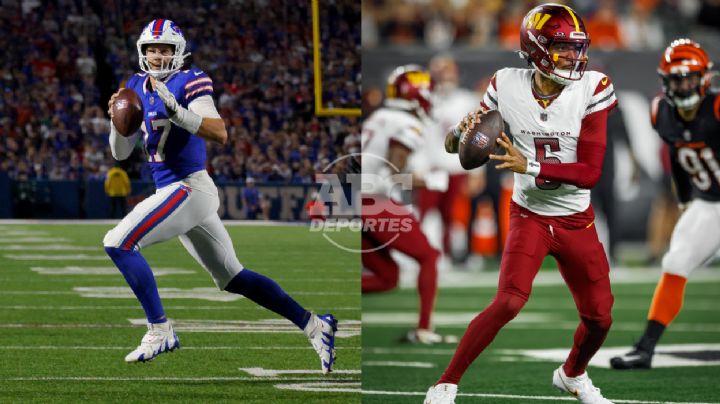NFL: Bills aplastan a Jaguars y Commanders le pegan a Bengals en el cierre de la Semana 3