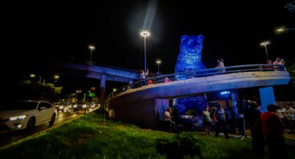 Develan escultura de oso gigante en Monterrey: ¿Dónde se encuentra?