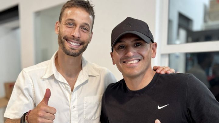 'Chupete' Suazo de visita en El Barrial; comparte con el plantel de Rayados