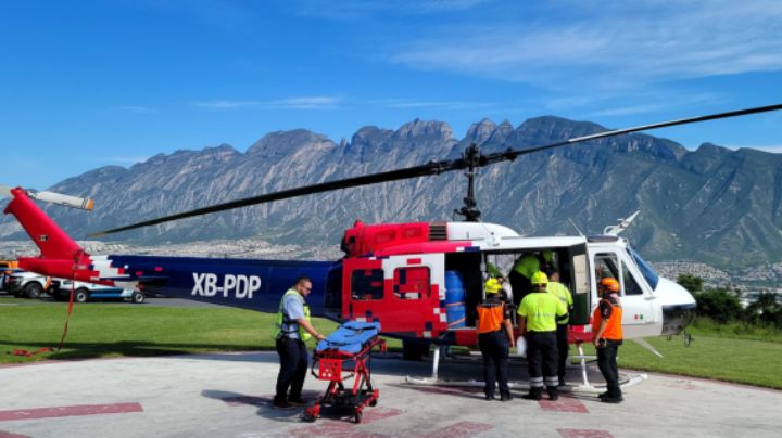 Traslado aéreo de bebé recién nacido al Hospital Universitario