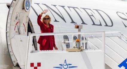 Jill Biden, primera dama de EU, llega a México para la investidura de Claudia Sheinbaum