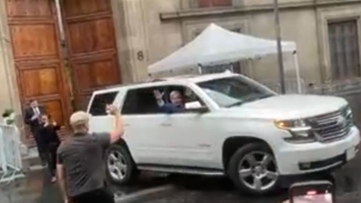 AMLO se despide del Palacio Nacional