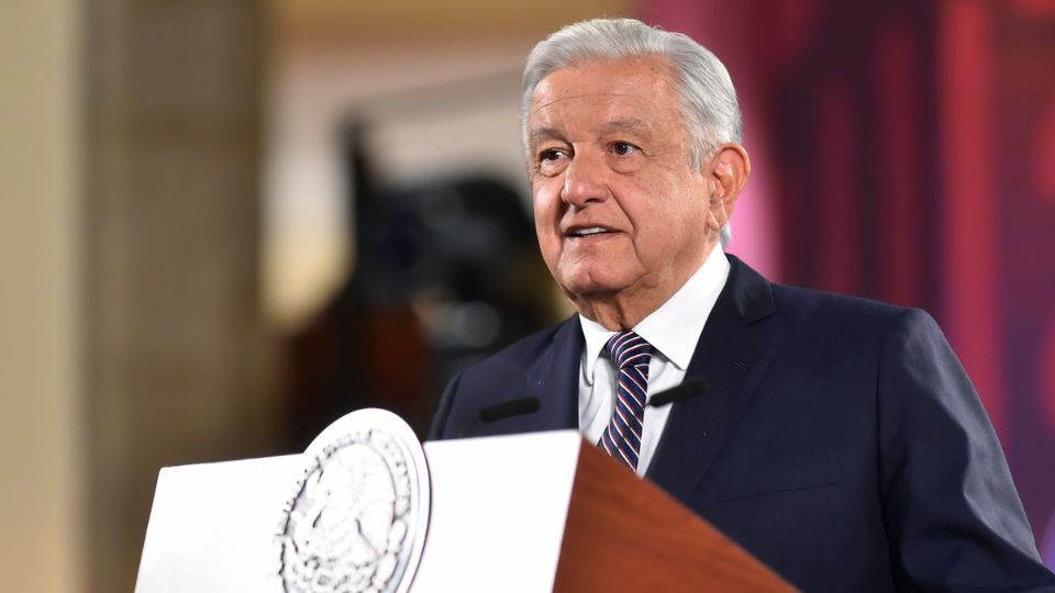 Andrés Manuel López Obrador en rueda de prensa