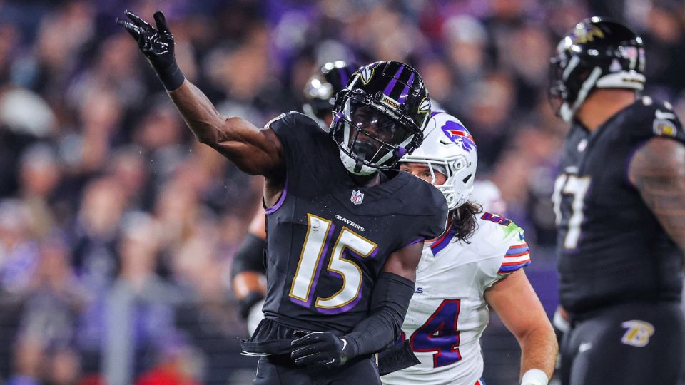 Los Ravens vencieron a los Bills por 35-10.