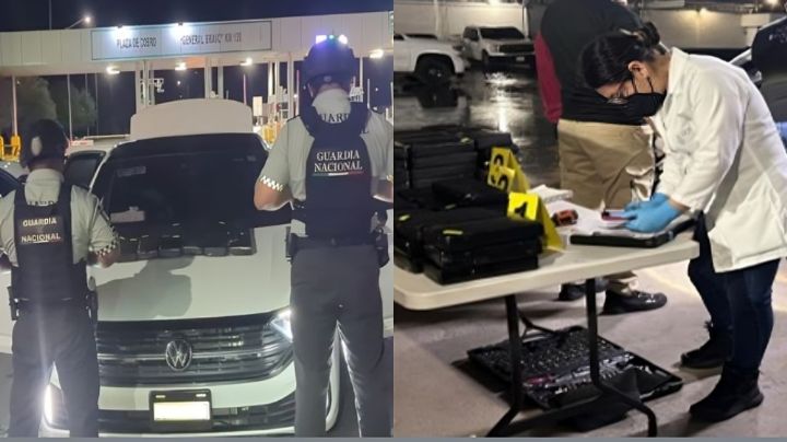 Detienen a hombre con 89 kilos de cocaína en su auto en General Bravo, NL